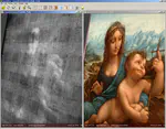 Tools for inverse mapping and visualization of multi-spectral image data on 3D scanned representations of drawings