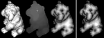 Masked Photo Blending: mapping dense photographic dataset  on high-resolution 3D models