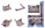 Automatic 3D Reconstruction of Structured Indoor Environments